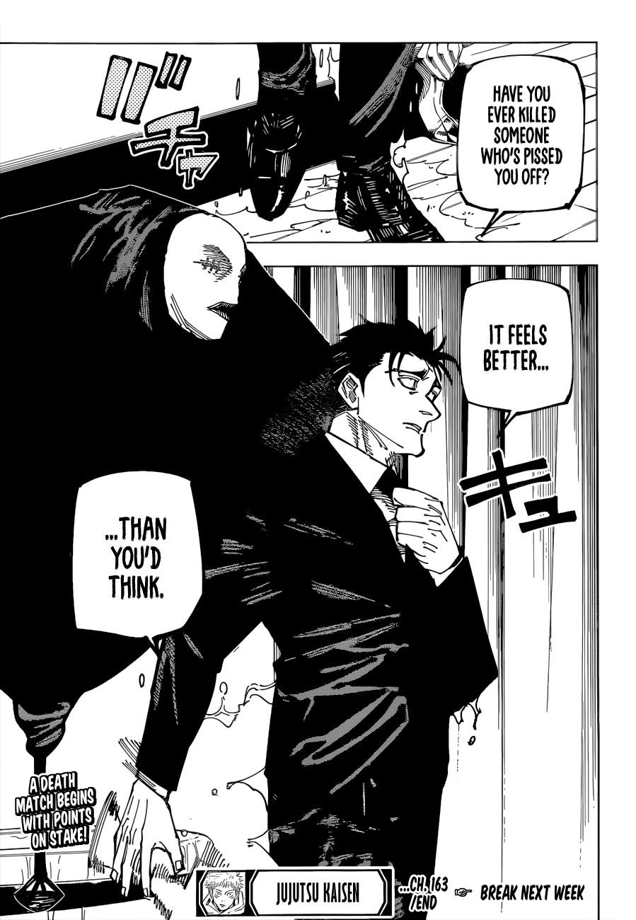 JUJUTSU KAISEN Chapter 163 - Page 18 in English