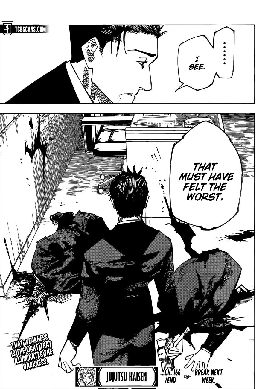 JUJUTSU KAISEN Chapter 166 - Page 19 in English
