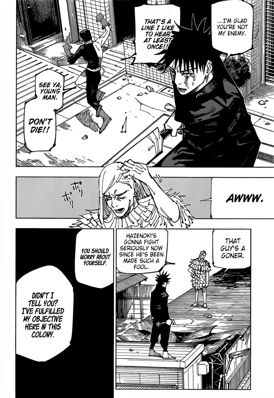 JUJUTSU KAISEN Chapter 169 - Page 18 in English