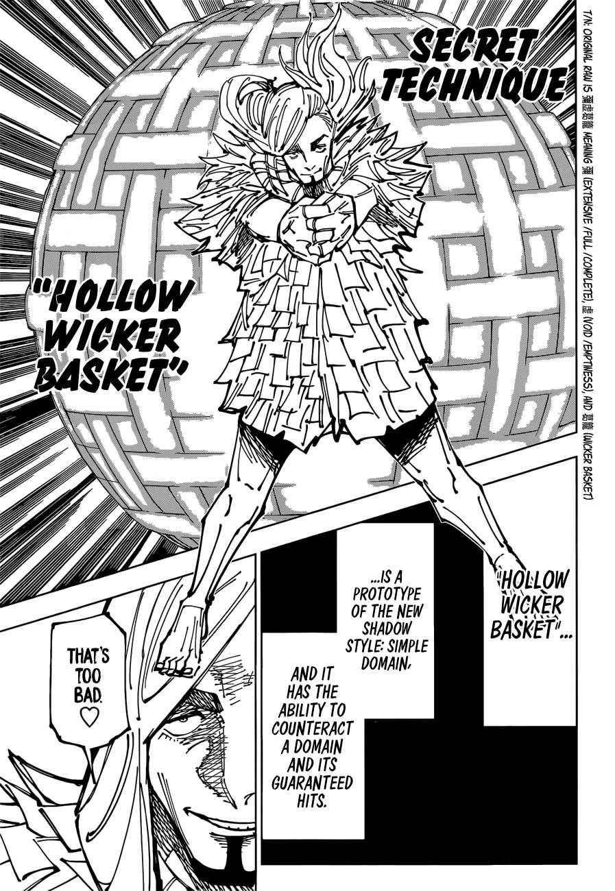 JUJUTSU KAISEN Chapter 171 - Page 3 in English