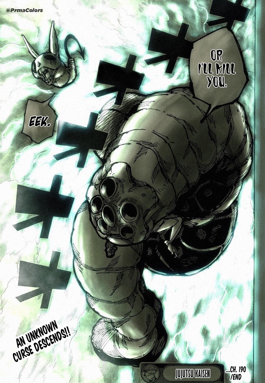 JUJUTSU KAISEN Chapter 190 - Page 22 in English