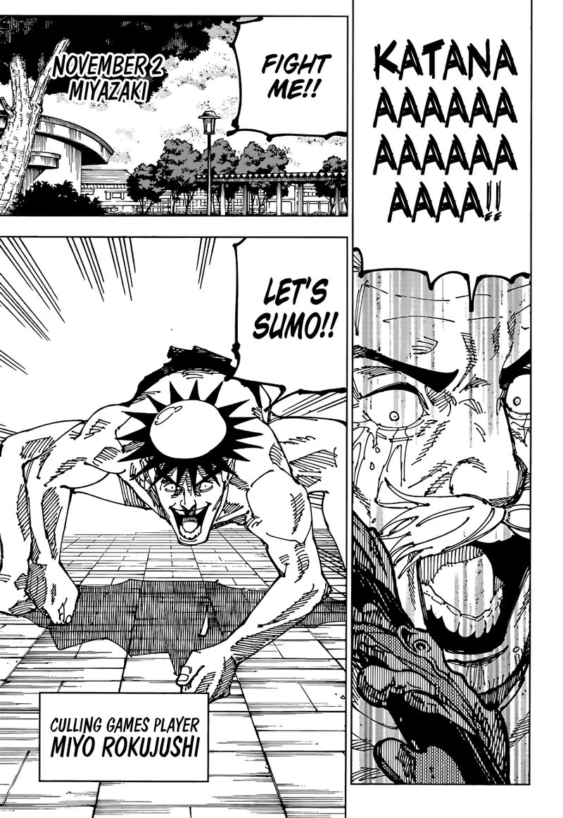 JUJUTSU KAISEN Chapter 195 - Page 3 in English