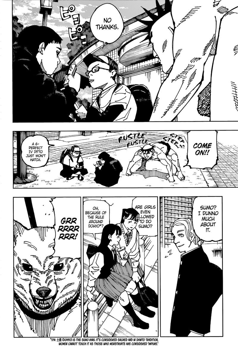JUJUTSU KAISEN Chapter 195 - Page 4 in English
