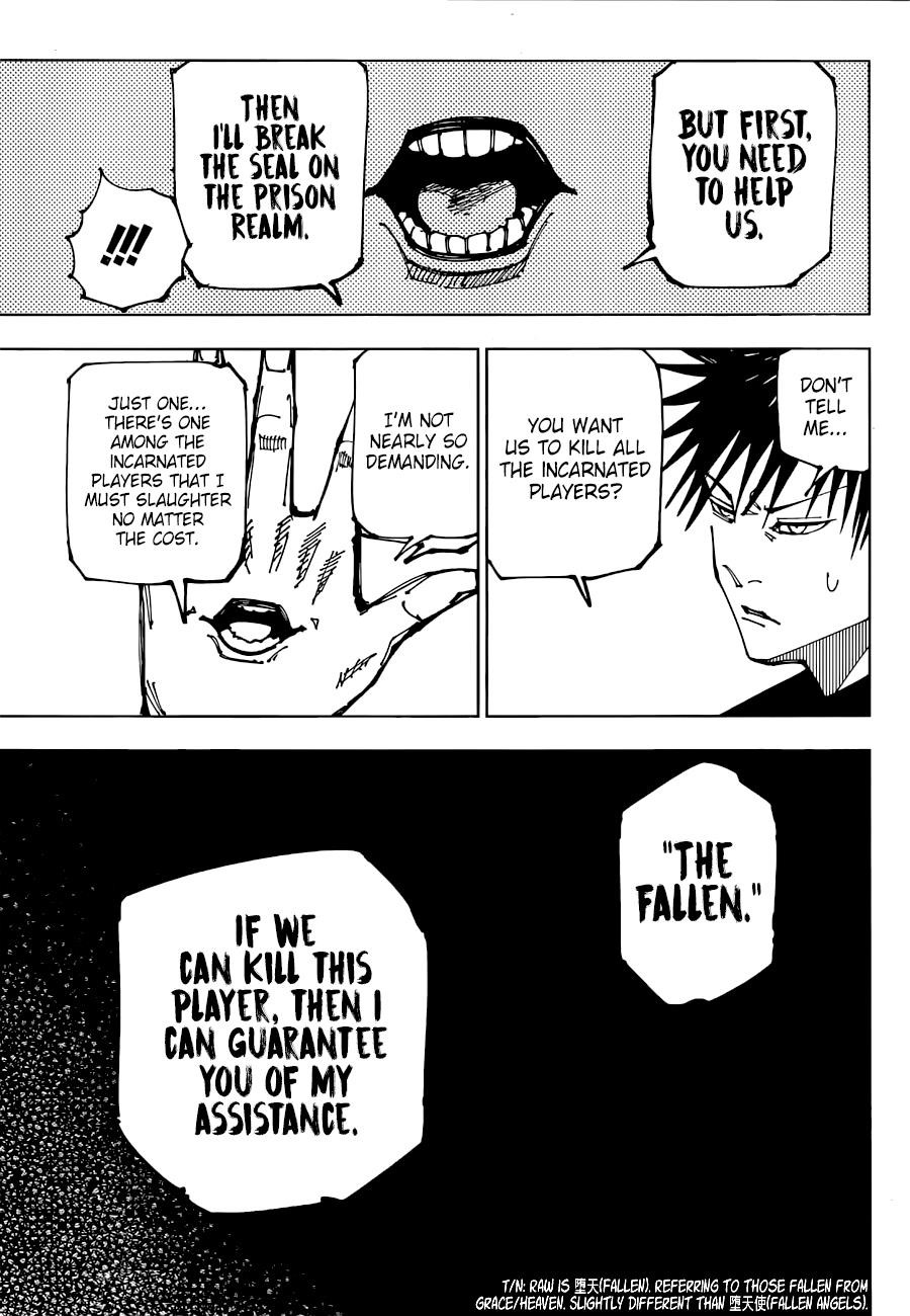 JUJUTSU KAISEN Chapter 199 - Page 17 in English