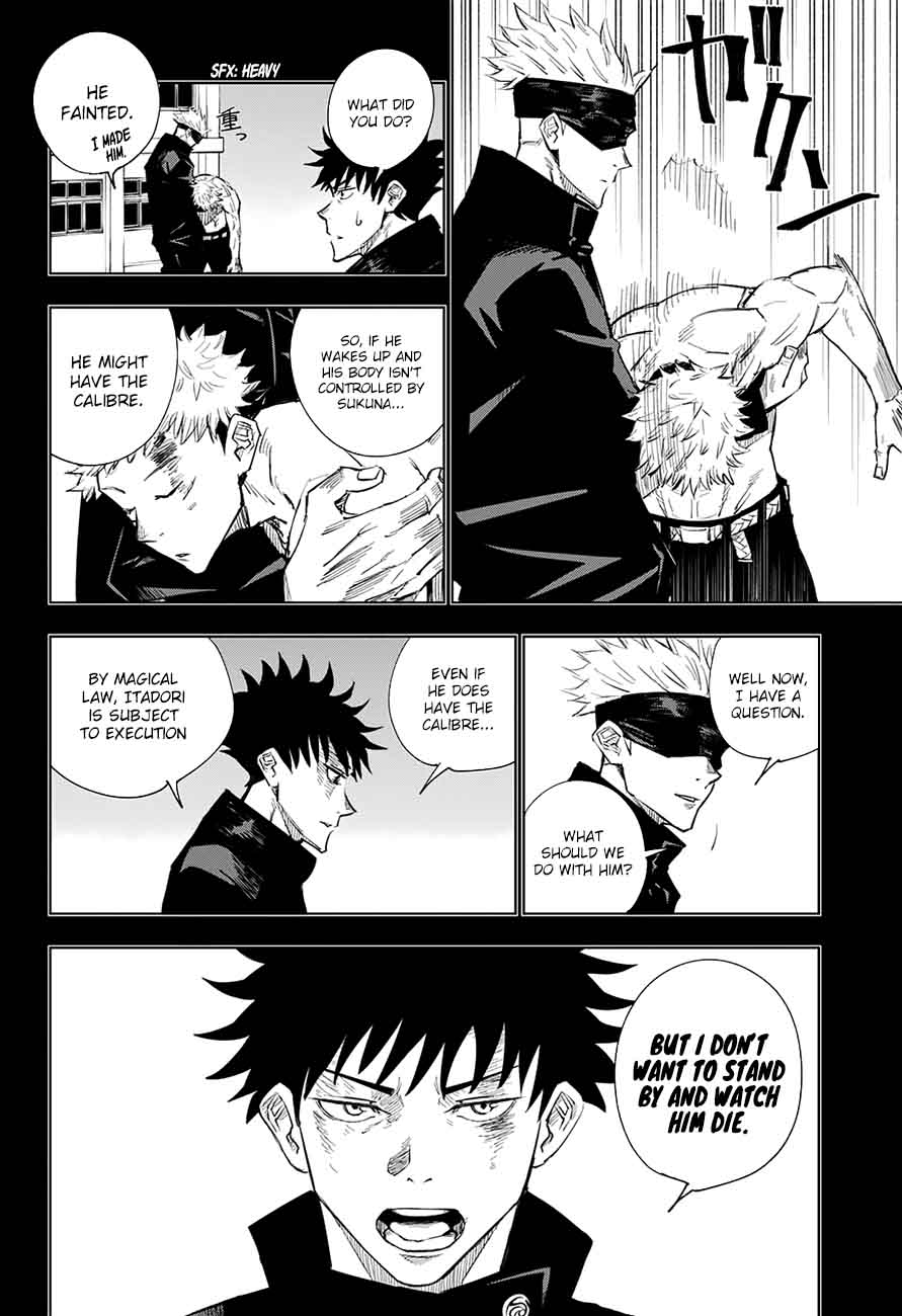 JUJUTSU KAISEN Chapter 2 - Page 12 in English