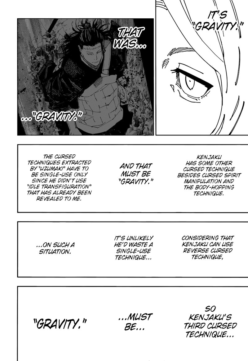 JUJUTSU KAISEN Chapter 205 - Page 12 in English