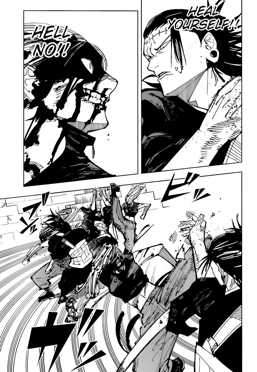 JUJUTSU KAISEN Chapter 206 - Page 17 in English