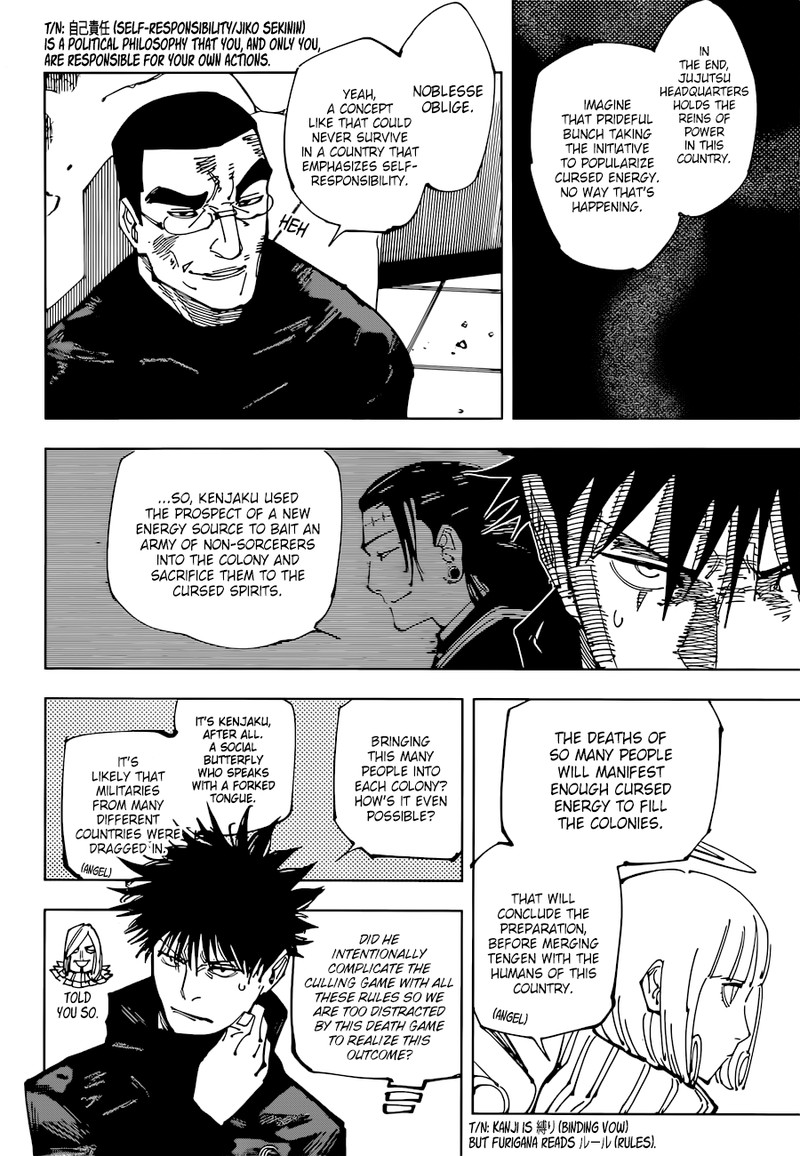 JUJUTSU KAISEN Chapter 210 - Page 4 in English