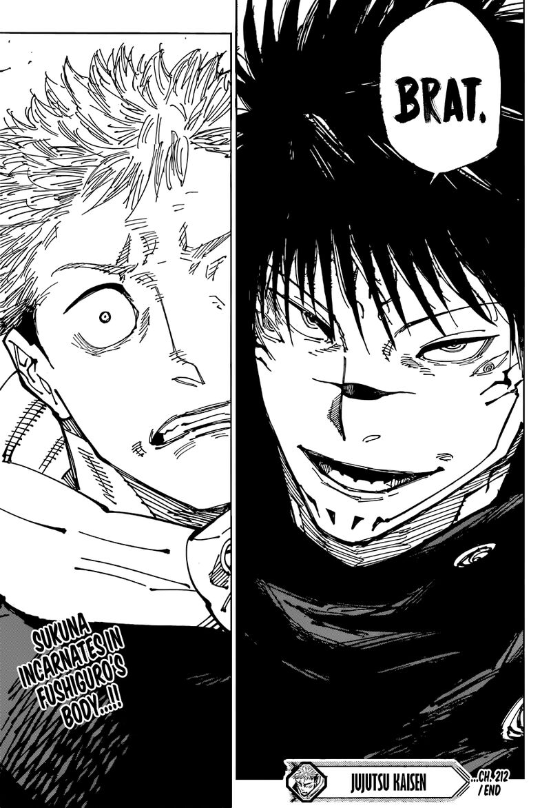 JUJUTSU KAISEN Chapter 212 - Page 19 in English