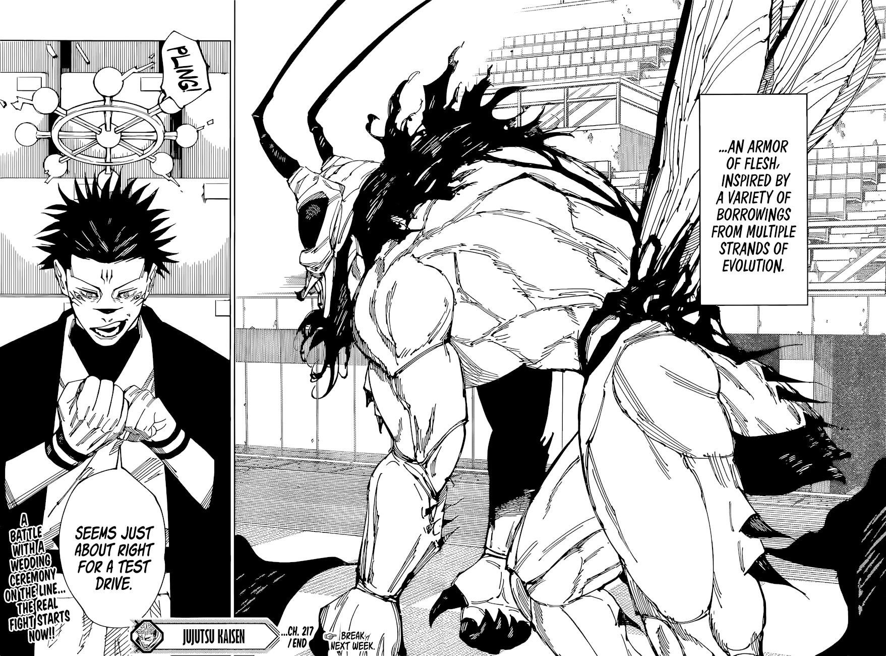 JUJUTSU KAISEN Chapter 217 - Page 17 in English