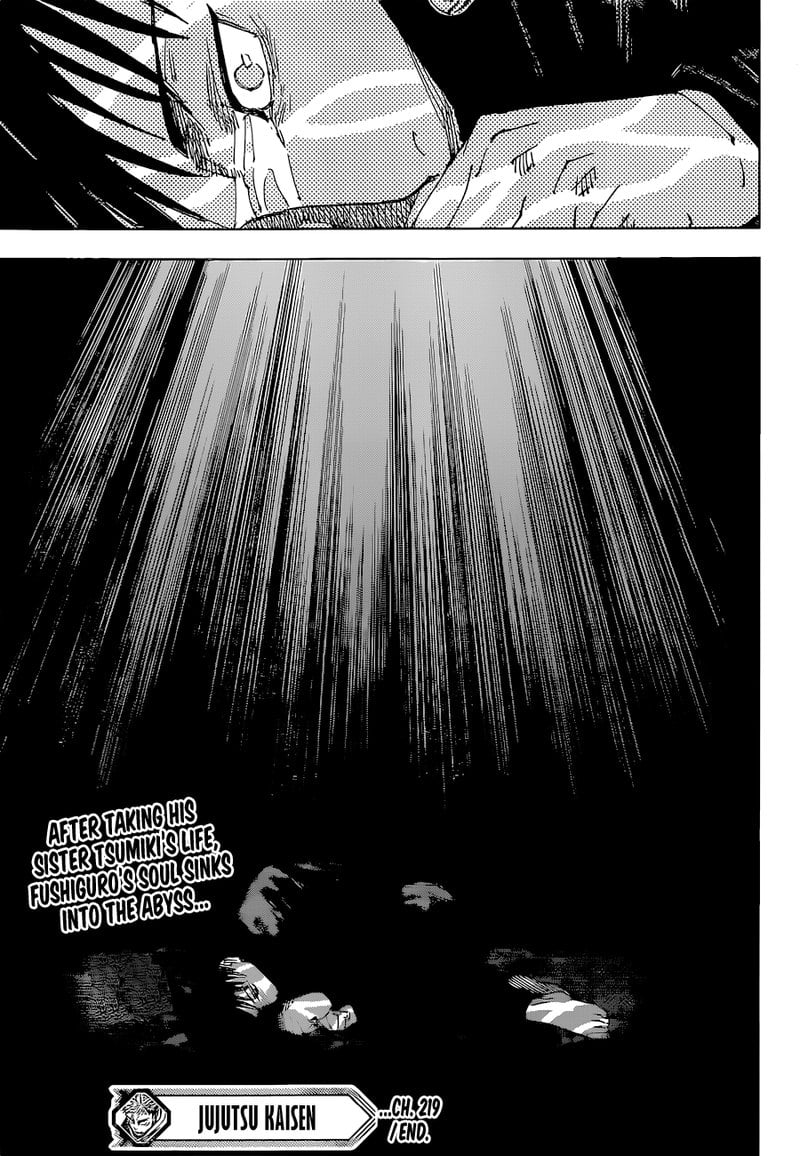 JUJUTSU KAISEN Chapter 219 - Page 19 in English