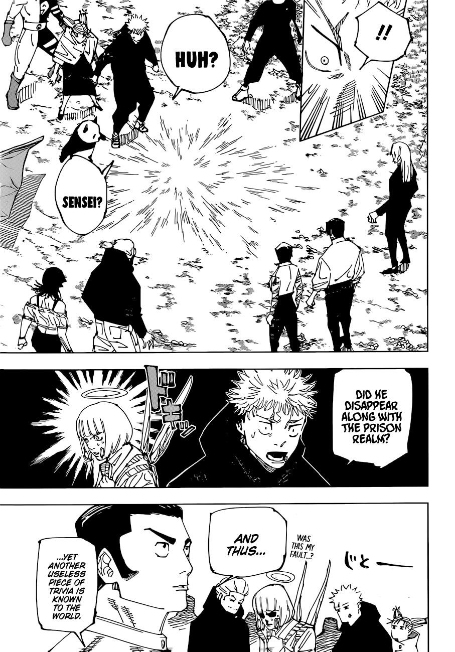 JUJUTSU KAISEN Chapter 221 - Page 7 in English
