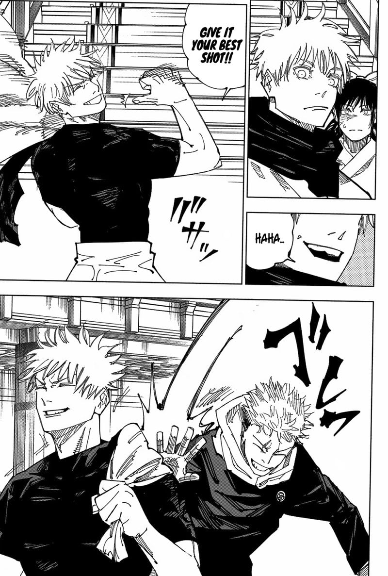 JUJUTSU KAISEN Chapter 222 - Page 17 in English