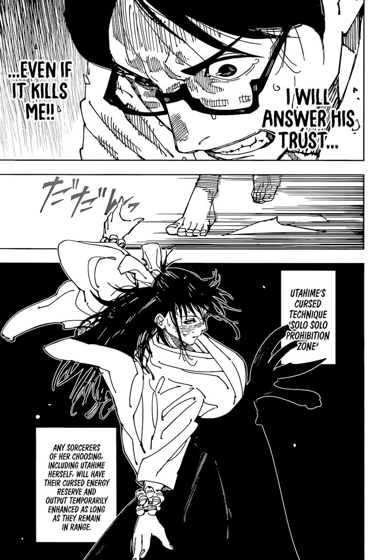 JUJUTSU KAISEN Chapter 223 - Page 9 in English