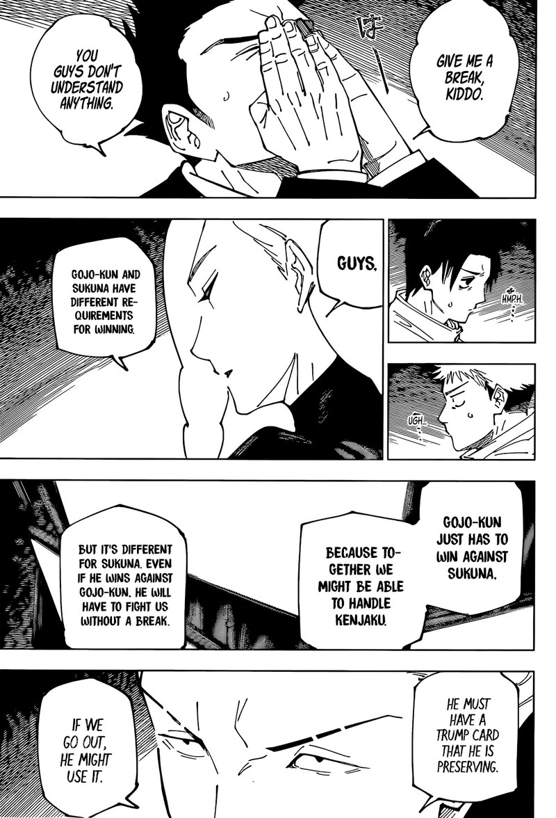 JUJUTSU KAISEN Chapter 234 - Page 3 in English