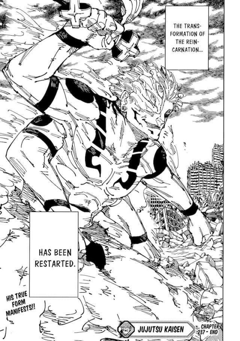 JUJUTSU KAISEN Chapter 237 - Page 19 in English