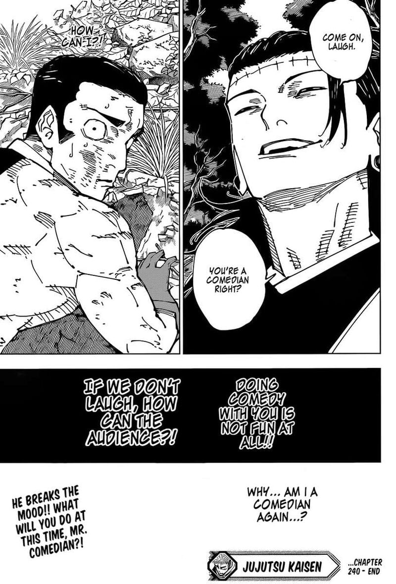 JUJUTSU KAISEN Chapter 240 - Page 19 in English
