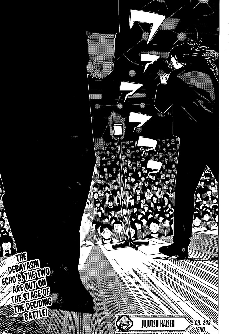 JUJUTSU KAISEN Chapter 242 - Page 18 in English