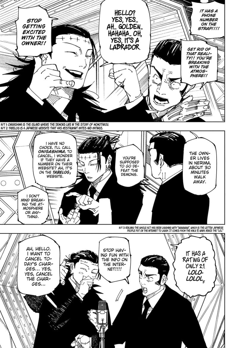 JUJUTSU KAISEN Chapter 243 - Page 7 in English