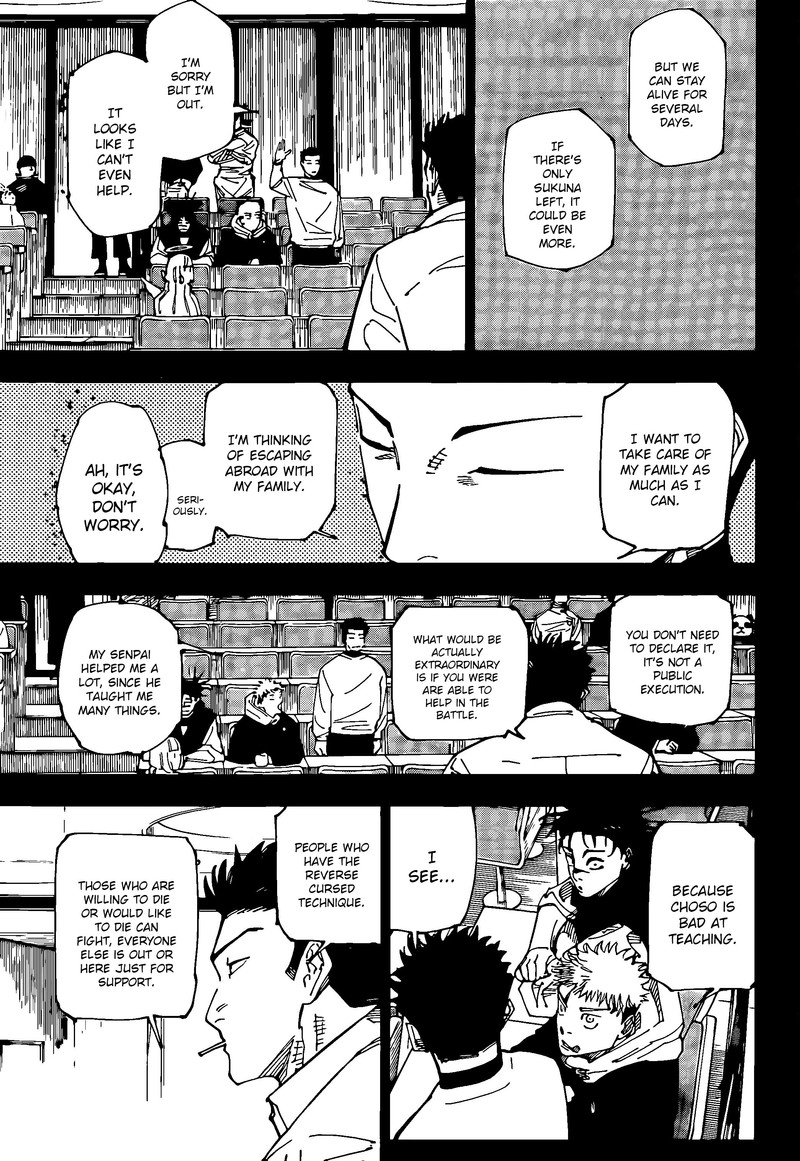JUJUTSU KAISEN Chapter 244 - Page 3 in English