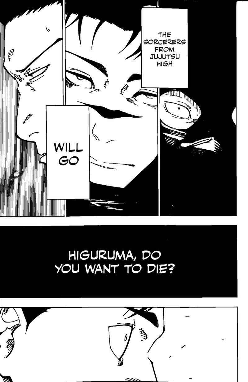 JUJUTSU KAISEN Chapter 245 - Page 17 in English