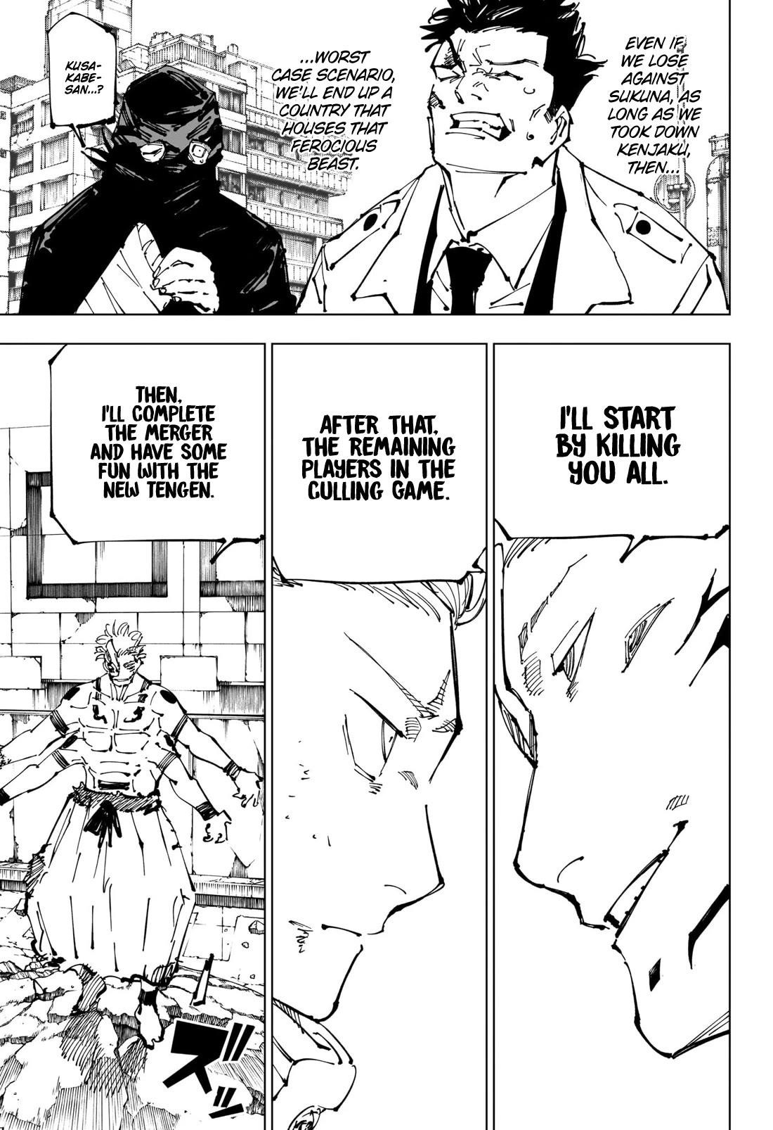 JUJUTSU KAISEN Chapter 248 - Page 15 in English