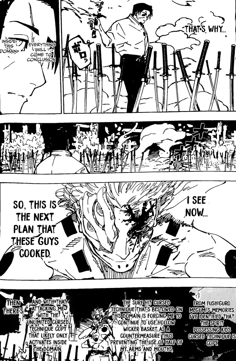 JUJUTSU KAISEN Chapter 249 - Page 16 in English