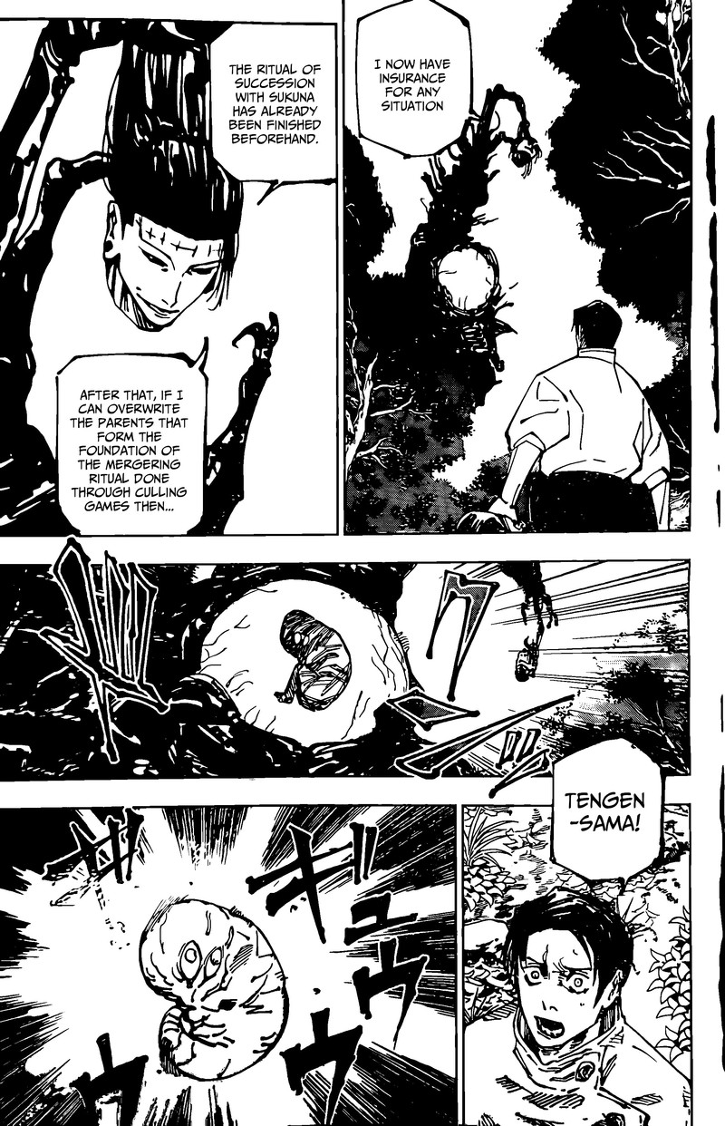 JUJUTSU KAISEN Chapter 249 - Page 5 in English