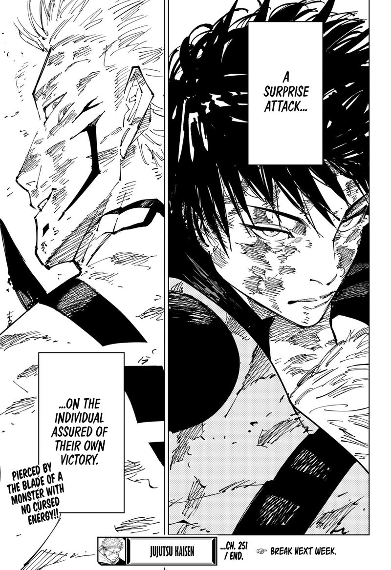 JUJUTSU KAISEN Chapter 251 - Page 18 in English