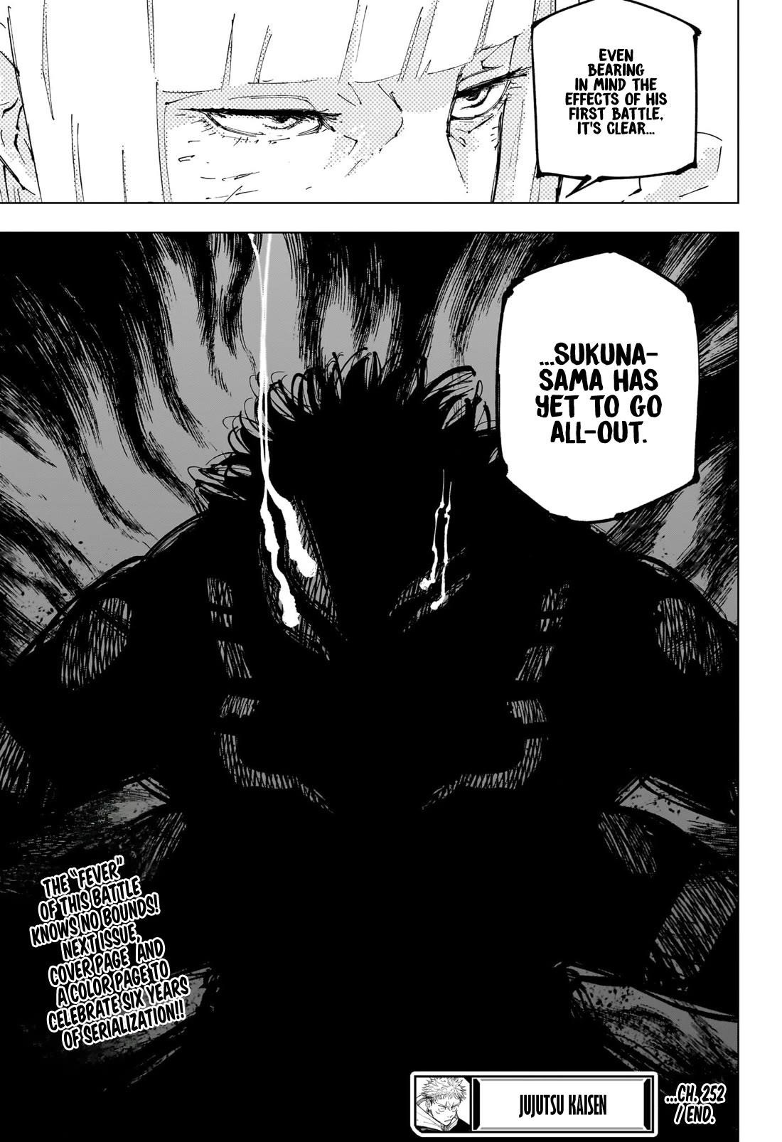 JUJUTSU KAISEN Chapter 252 - Page 18 in English
