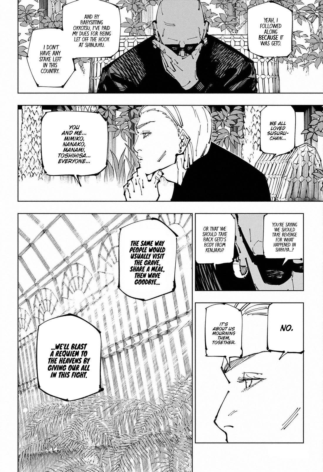 JUJUTSU KAISEN Chapter 255 - Page 4 in English