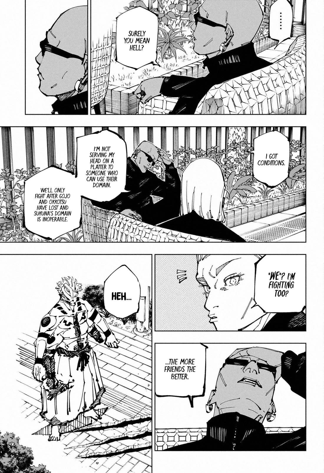 JUJUTSU KAISEN Chapter 255 - Page 5 in English