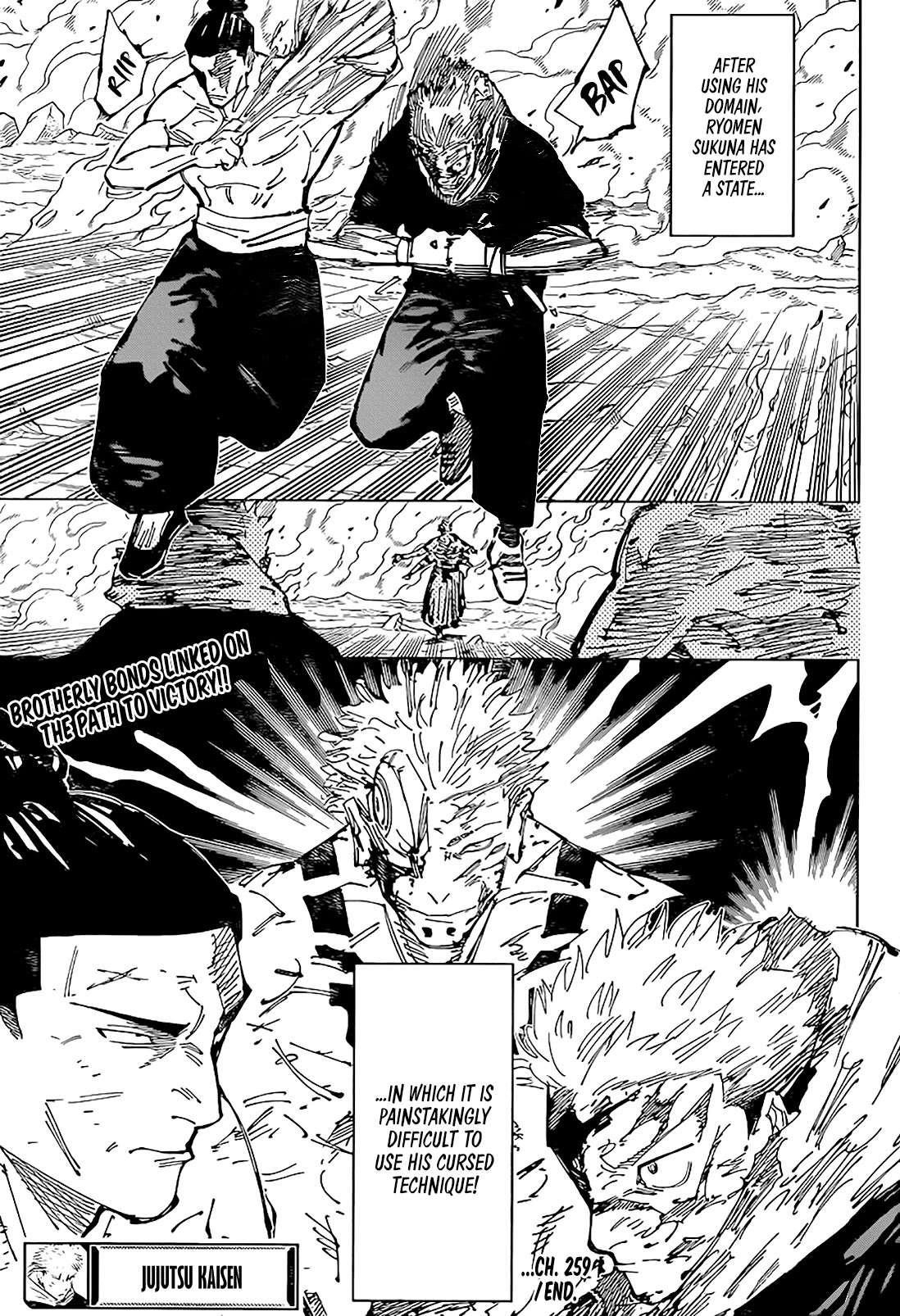 JUJUTSU KAISEN Chapter 259 - Page 16 in English
