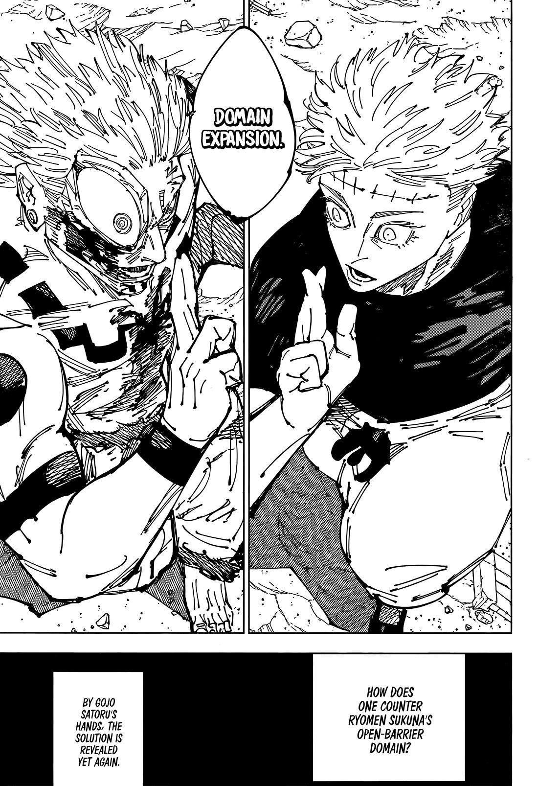 JUJUTSU KAISEN Chapter 261 - Page 15 in English