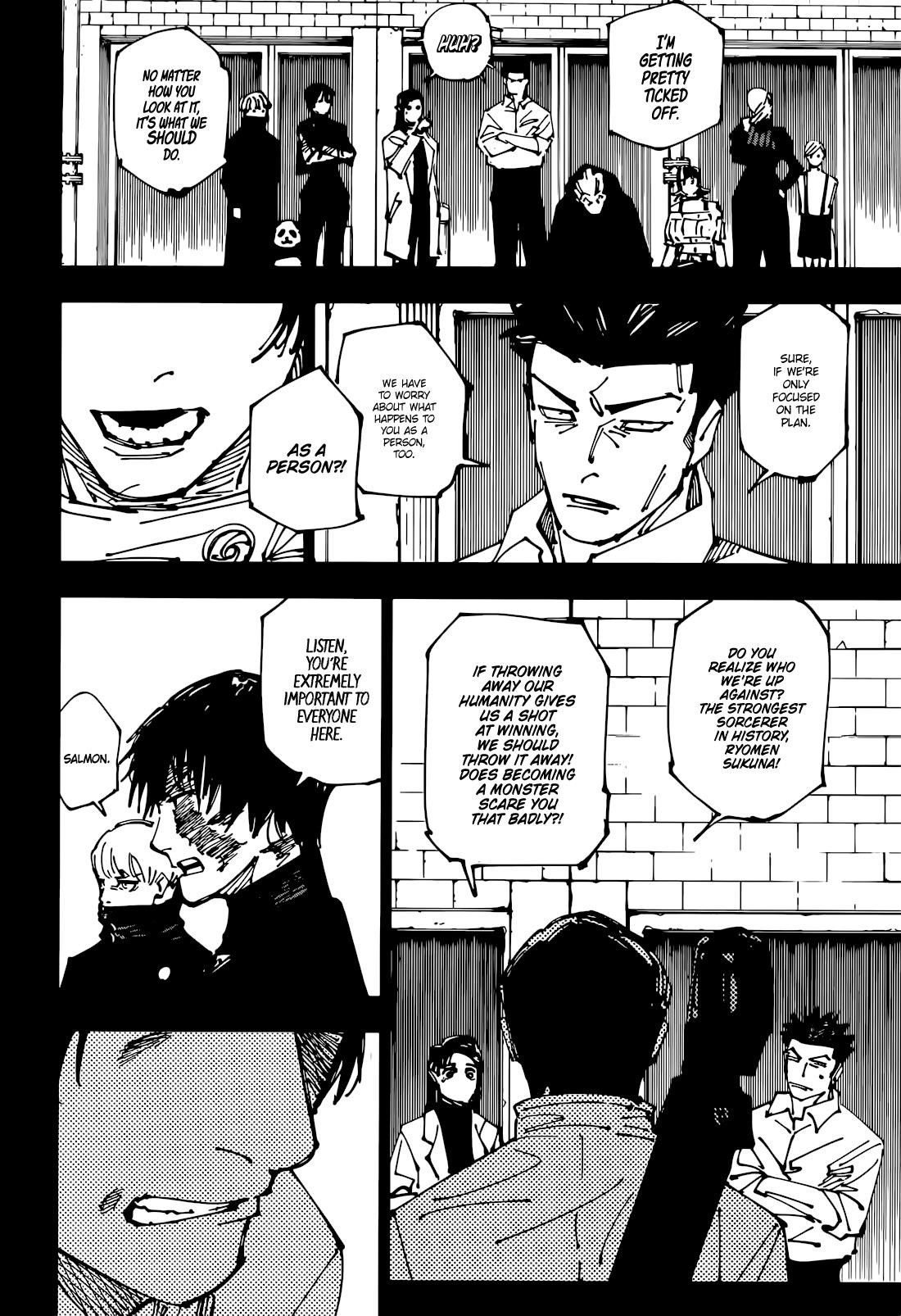 JUJUTSU KAISEN Chapter 261 - Page 6 in English