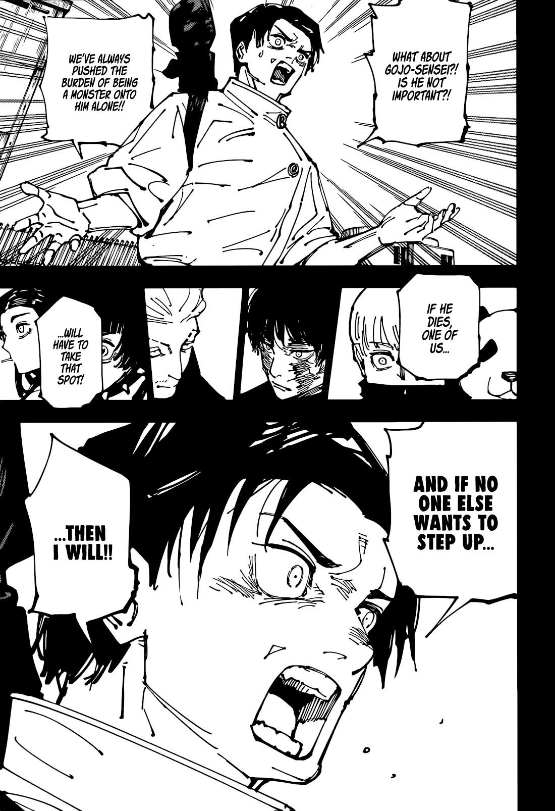 JUJUTSU KAISEN Chapter 261 - Page 7 in English
