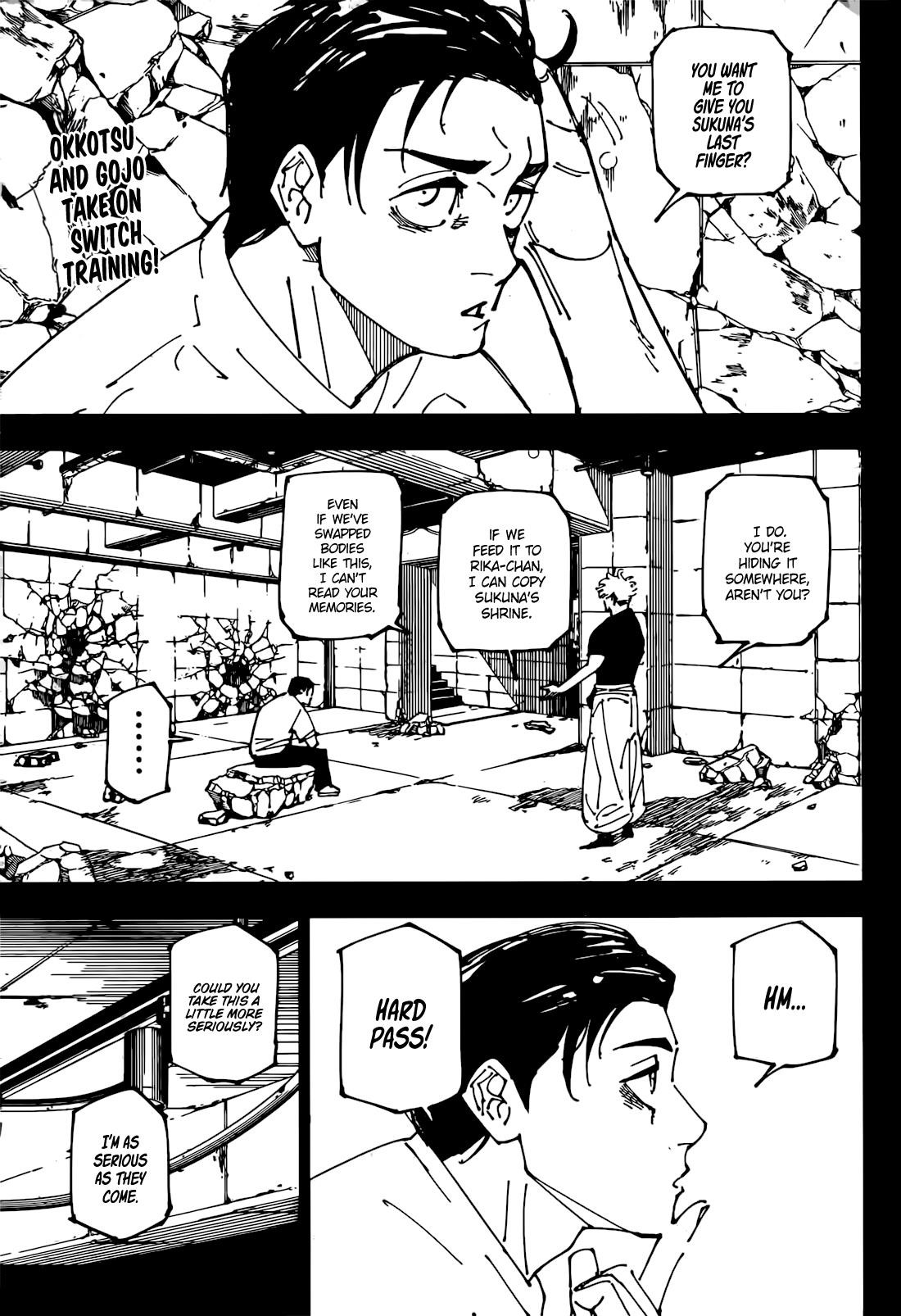 JUJUTSU KAISEN Chapter 267 - Page 3 in English