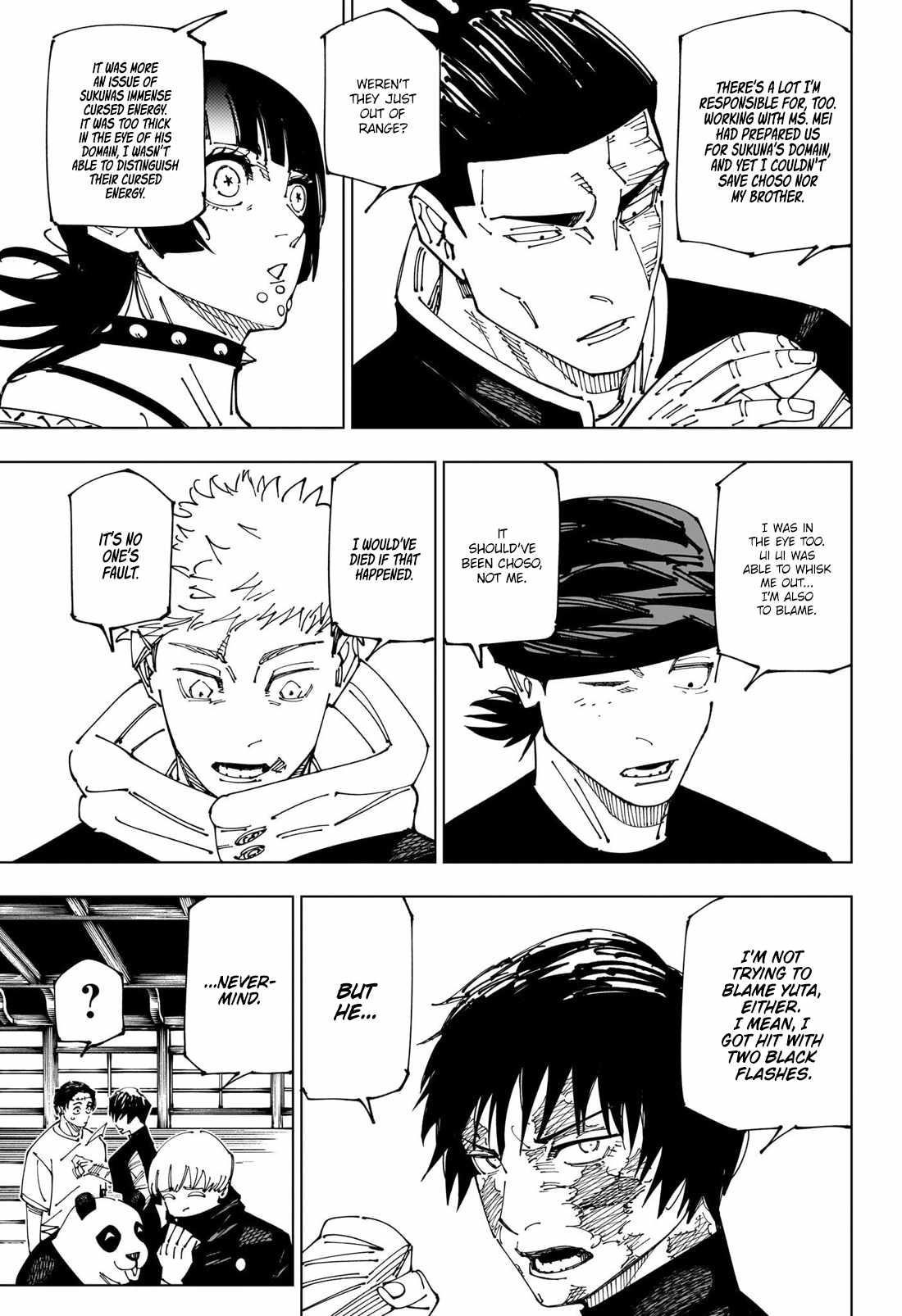 JUJUTSU KAISEN Chapter 269 - Page 9 in English