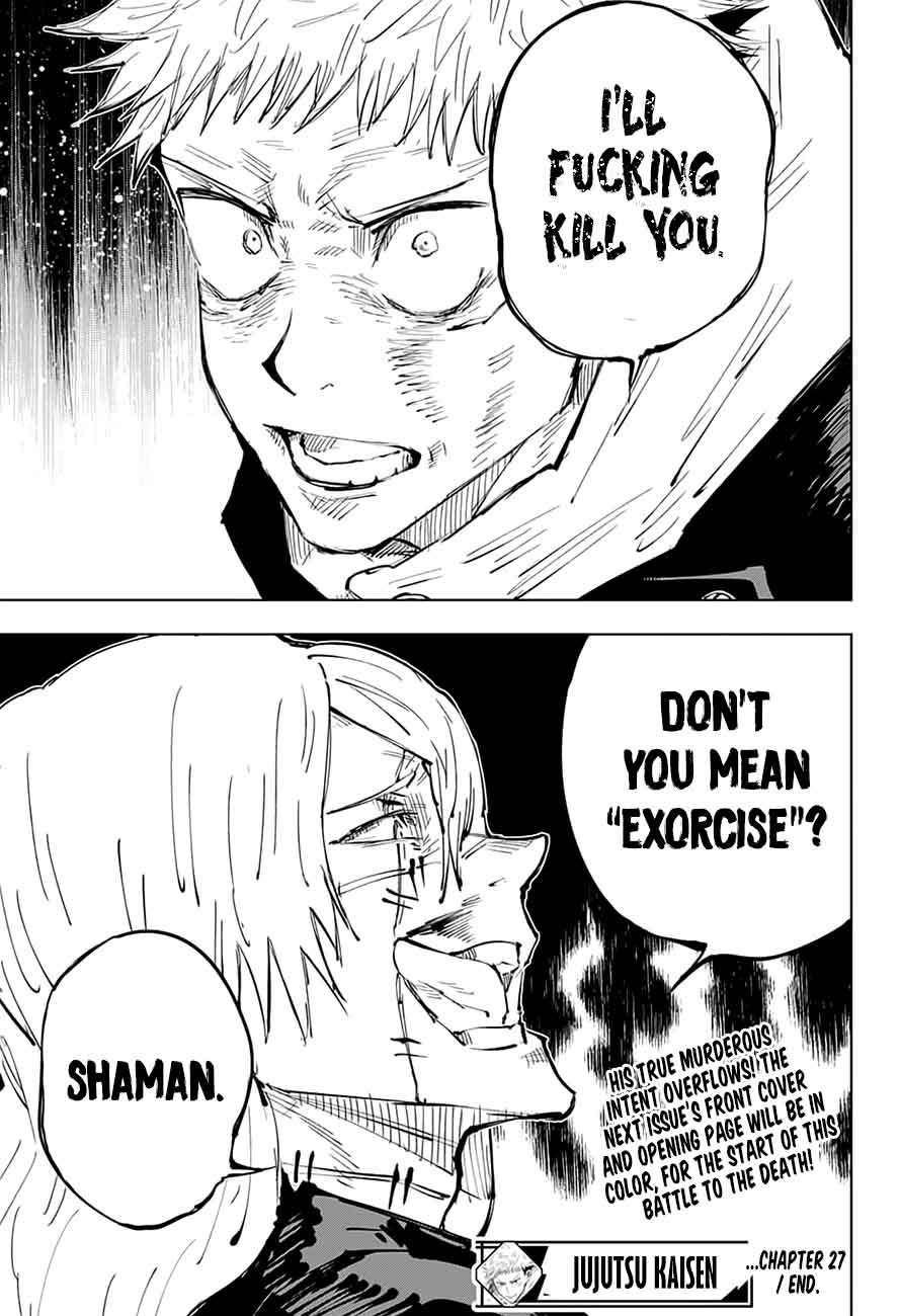 JUJUTSU KAISEN Chapter 27 - Page 18 in English