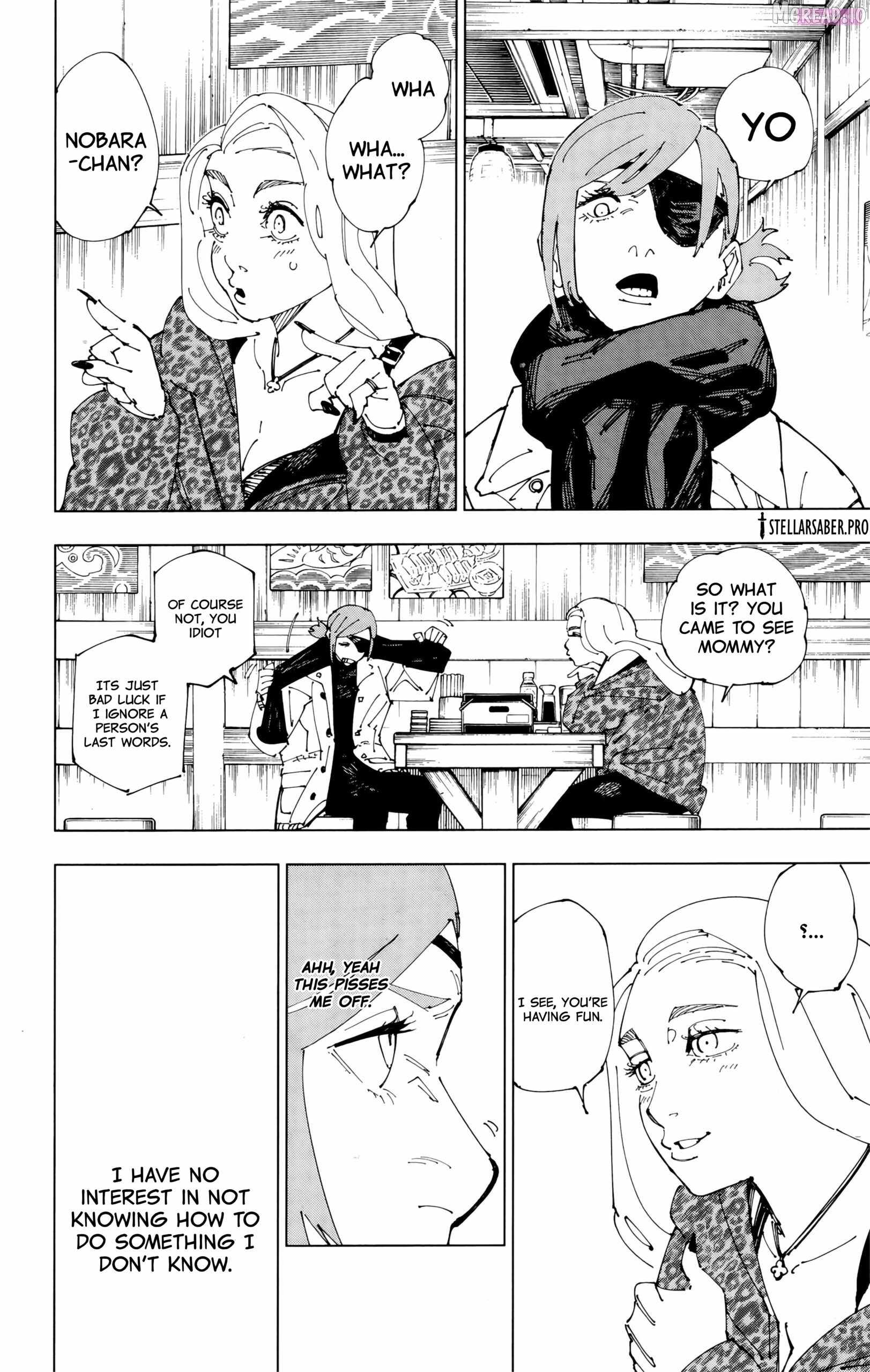 JUJUTSU KAISEN Chapter 272 - Page 11 in English