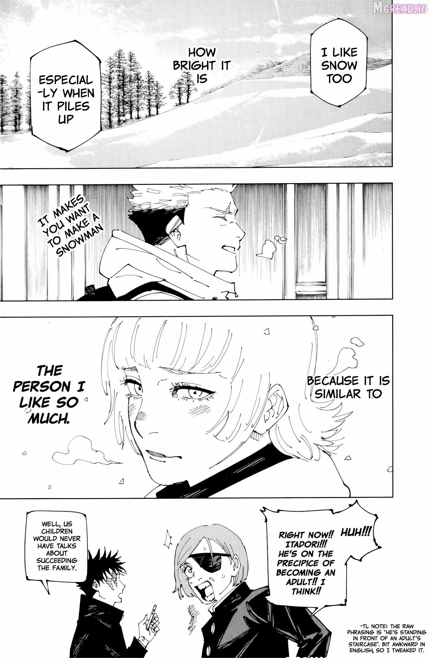 JUJUTSU KAISEN Chapter 272 - Page 6 in English