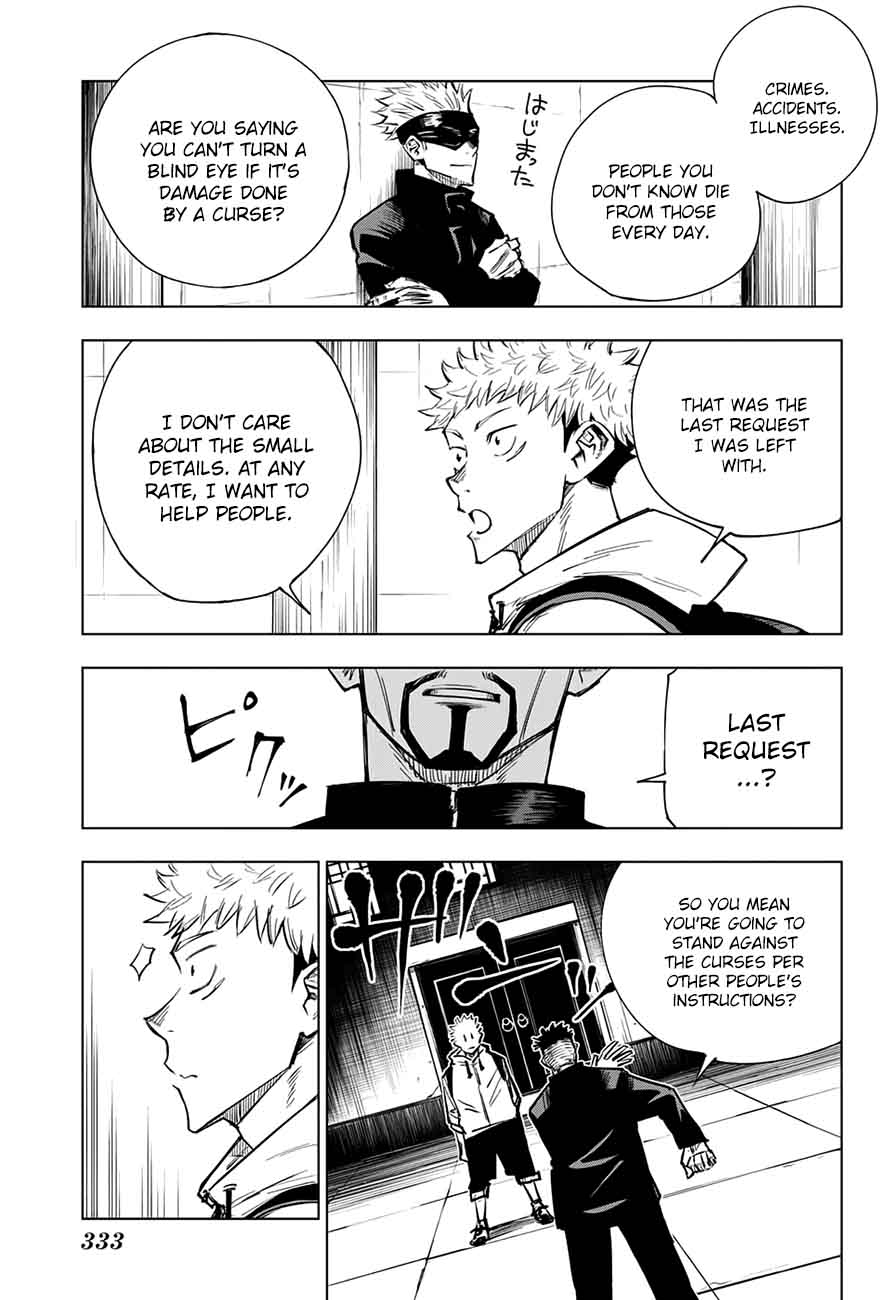 JUJUTSU KAISEN Chapter 3 - Page 8 in English