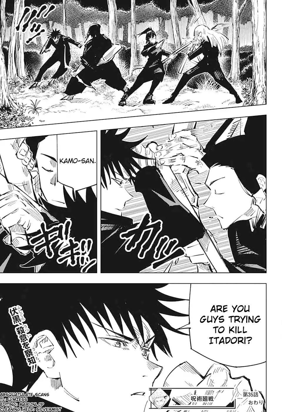 JUJUTSU KAISEN Chapter 35 - Page 18 in English