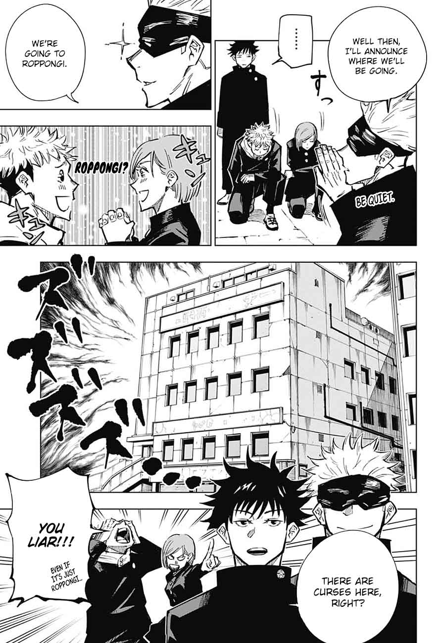 JUJUTSU KAISEN Chapter 4 - Page 7 in English
