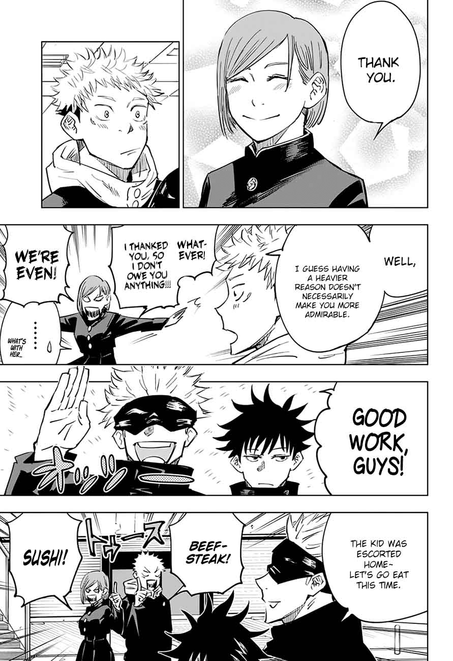 JUJUTSU KAISEN Chapter 5 - Page 17 in English