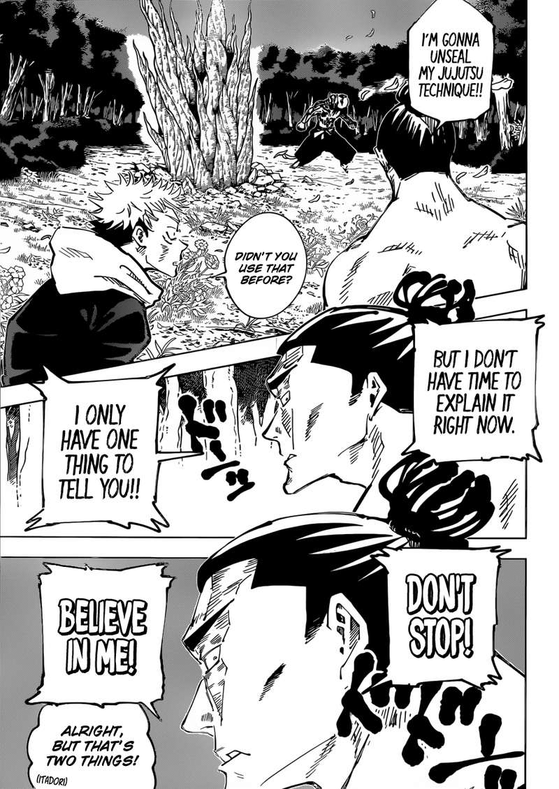 JUJUTSU KAISEN Chapter 50 - Page 3 in English