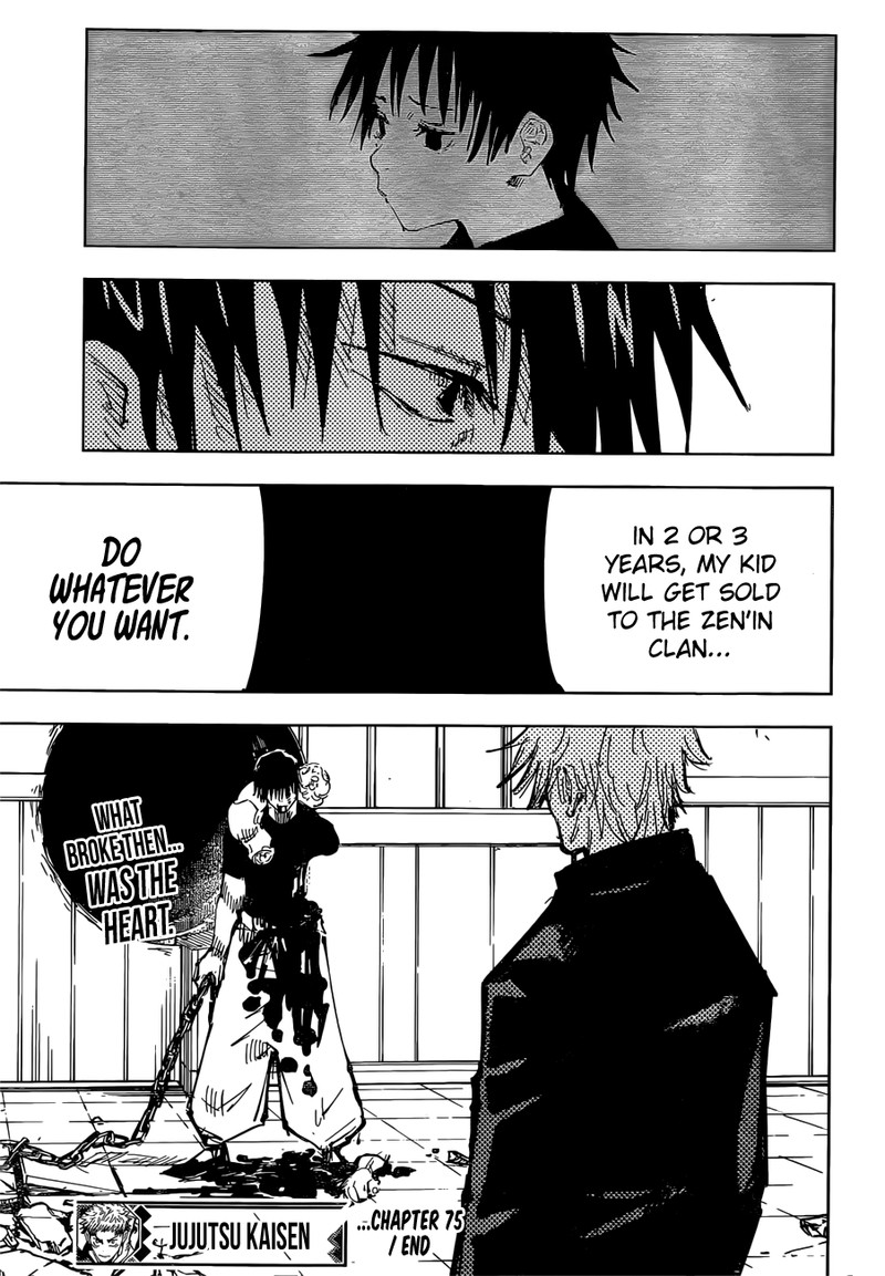 JUJUTSU KAISEN Chapter 75 - Page 18 in English