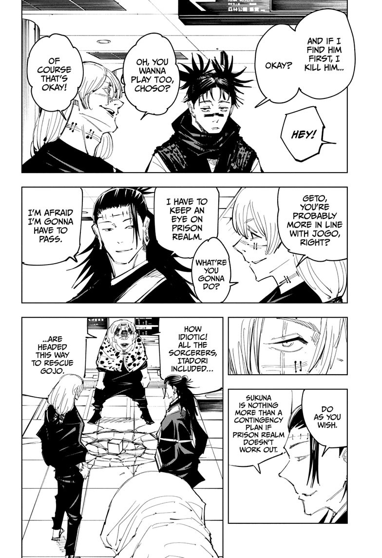 JUJUTSU KAISEN Chapter 93 - Page 4 in English