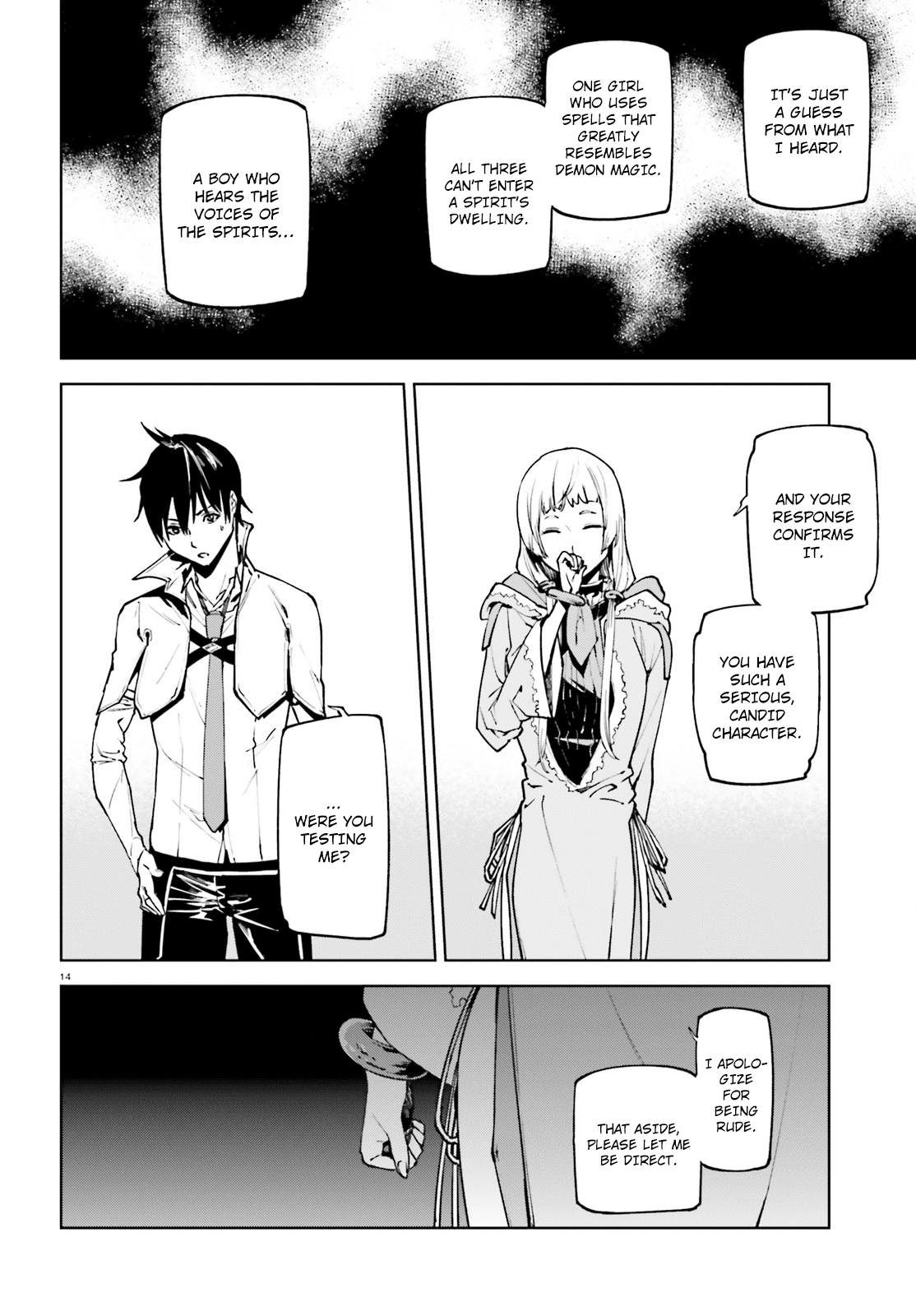 Sekai no Owari no Sekairoku Chapter 32 - Page 14 in English
