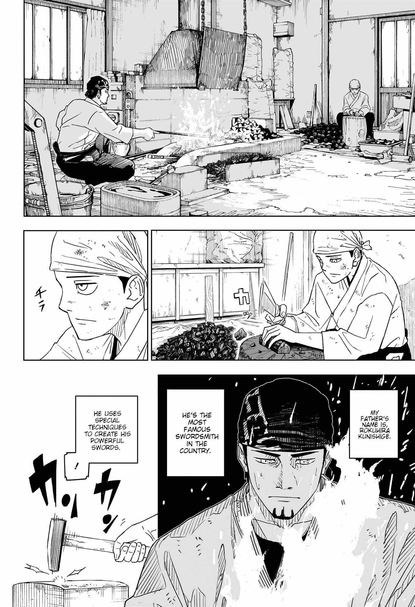 Kagurabachi Chapter 1 - Page 3 in English
